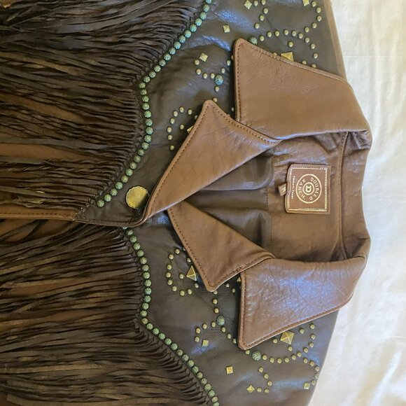 Double D Ranch Leather Fringe Jacket - Picture 4 of 9